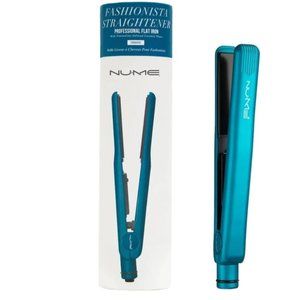 NuMe Fashionista Straightener Professional Flat Iron Tourmaline-Ceramic